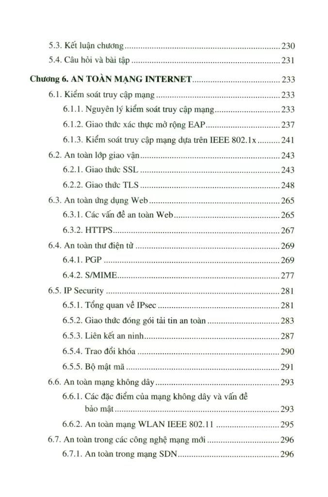 GIÁO TRÌNH AN TOÀN MẠNG THÔNG TIN